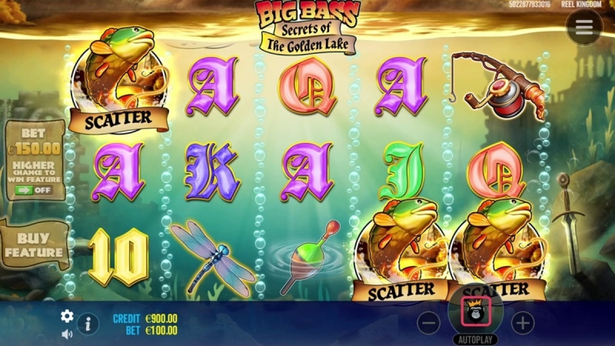 Big Bass Secrets of the Golden Lake Theme, Audio & Symbols