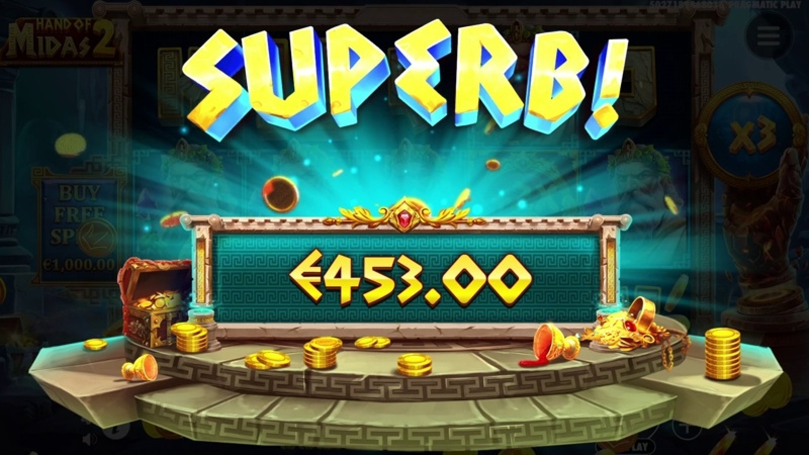 Hand of Midas 2 Details, RTP, Payout & Volatility