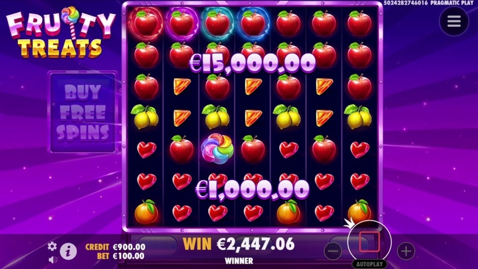 Fruity Treats Theme, Audio & Symbols