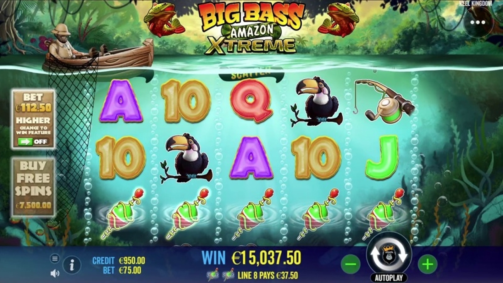 Big Bass Amazon Xtreme Theme, Audio & Symbols