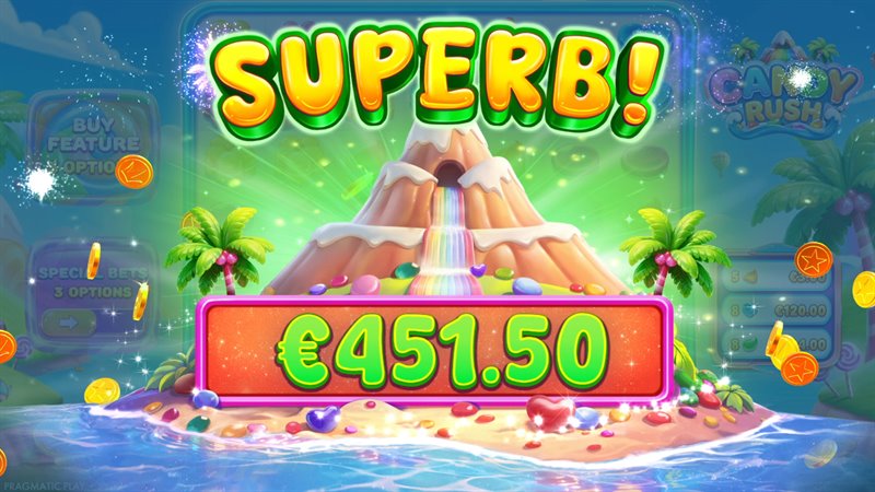 Candy Rush RTP, Payout & Volatility