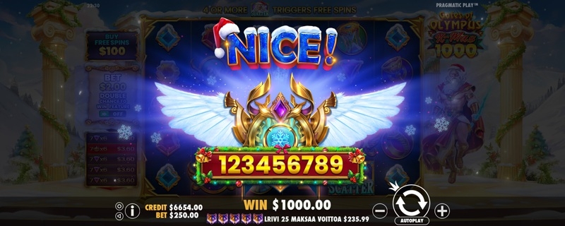 Gates of Olympus Xmas 1000 Details, RTP, Payout & Volatility
