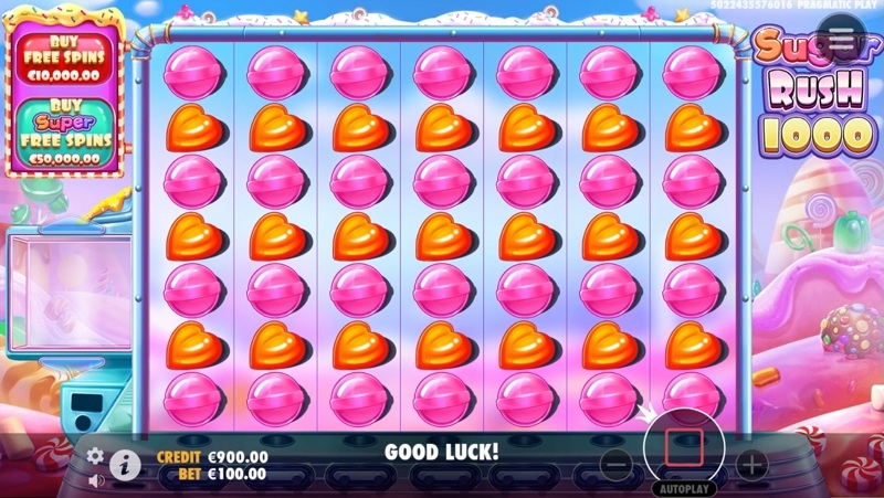 Sugar Rush 1000 Theme, Audio & Symbols