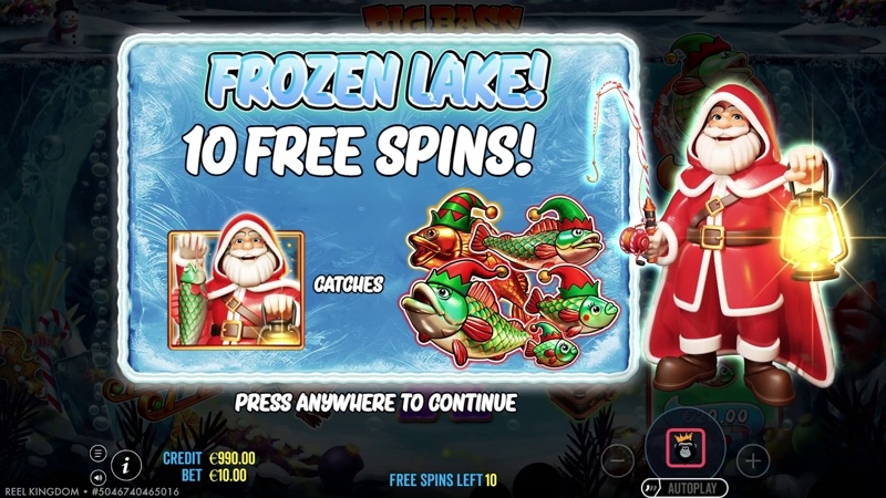 Big Bass Christmas – Frozen Lake Big Bass Christmas – Frozen Lake Free Spins and Bonus Features