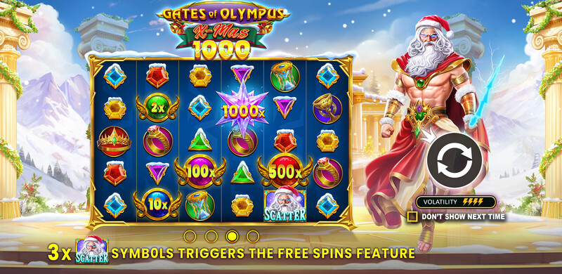 Gates of Olympus Xmas 1000 Thema, Audio & Symbole