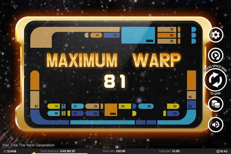 Star Trek™: The Next Generation RTP, Payout & Volatility