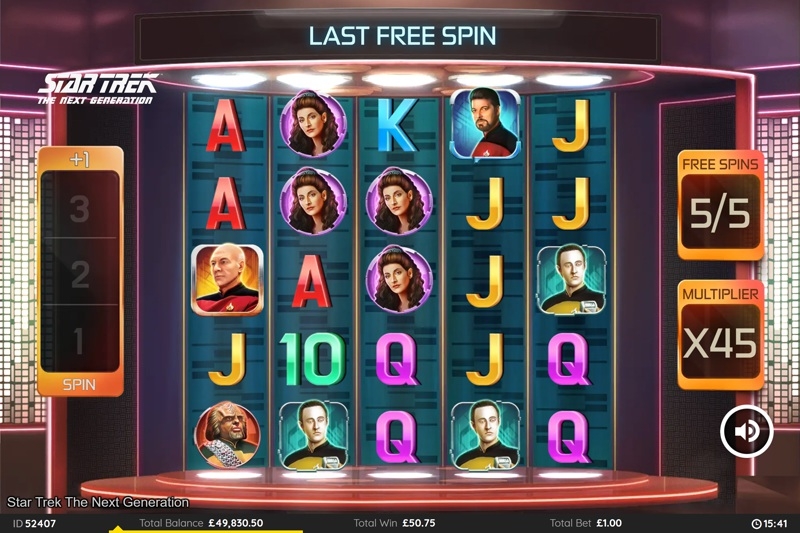 Star Trek™: The Next Generation Star Trek™: The Next Generation Free Spins and Bonus Features